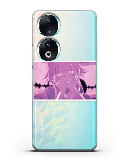 Чехол аниме Дневник Будущего - Влюблённая Юно силиконовый для Honor 90