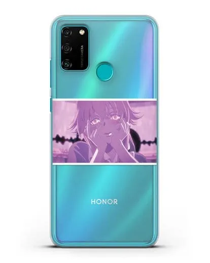 Чехол аниме Дневник Будущего - Влюблённая Юно силиконовый для Honor 9A