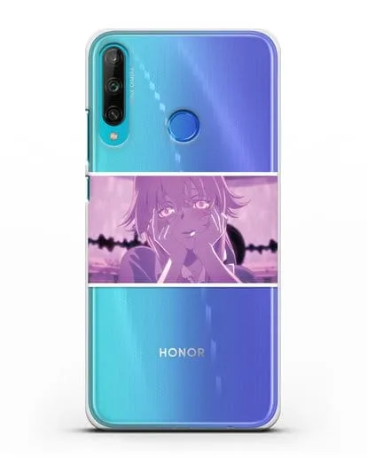Чехол аниме Дневник Будущего - Влюблённая Юно силиконовый для Honor 9C