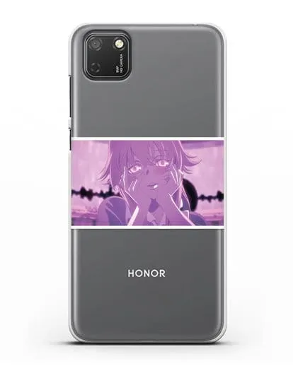 Чехол аниме Дневник Будущего - Влюблённая Юно силиконовый для Honor 9S
