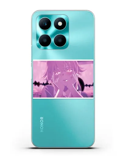 Чехол аниме Дневник Будущего - Влюблённая Юно силиконовый для Honor X6a