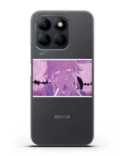 Чехол аниме Дневник Будущего - Влюблённая Юно силиконовый для Honor X8b