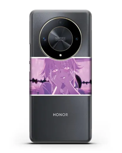 Чехол аниме Дневник Будущего - Влюблённая Юно силиконовый для Honor X9b