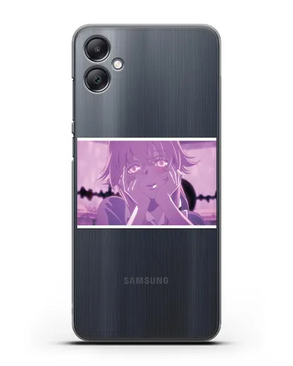 Чехол аниме Дневник Будущего - Влюблённая Юно силиконовый для Samsung Galaxy A05 [SM-A055]