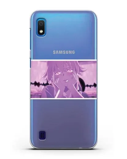 Чехол аниме Дневник Будущего - Влюблённая Юно силиконовый для Samsung Galaxy A10 [SM-A105F]