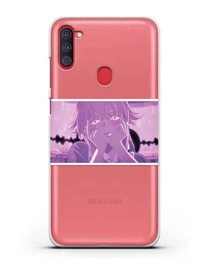 Чехол аниме Дневник Будущего - Влюблённая Юно силиконовый для Samsung Galaxy A11 [SM-A115F]