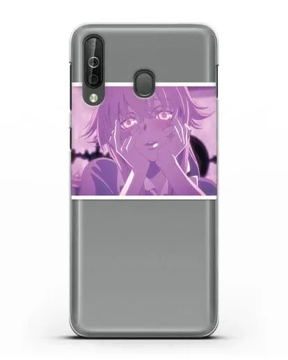 Чехол аниме Дневник Будущего - Влюблённая Юно силиконовый для Samsung Galaxy A40s [SM-A507FN]