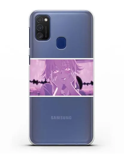 Чехол аниме Дневник Будущего - Влюблённая Юно силиконовый для Samsung Galaxy M21 [SM-M215F]