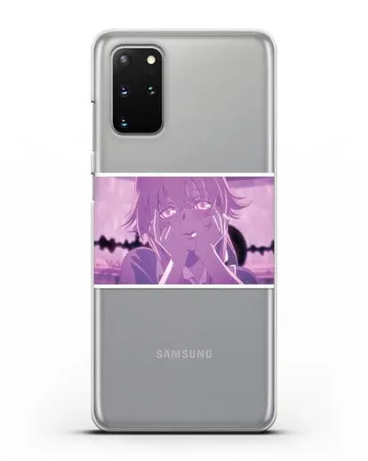 Чехол аниме Дневник Будущего - Влюблённая Юно силиконовый для Samsung Galaxy S20 Plus [SM-G985F]