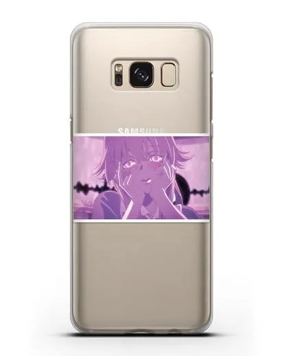 Чехол аниме Дневник Будущего - Влюблённая Юно силиконовый для Samsung Galaxy S8 Plus [SM-G955F]