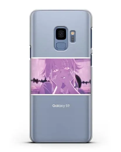 Чехол аниме Дневник Будущего - Влюблённая Юно силиконовый для Samsung Galaxy S9 [SM-G960F]