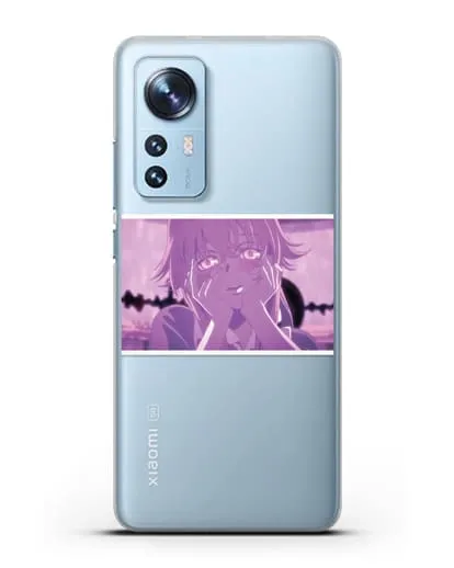 Чехол аниме Дневник Будущего - Влюблённая Юно силиконовый для Xiaomi 12