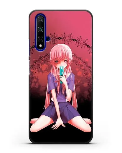 Чехол аниме Дневник Будущего - Юно с телефоном силиконовый для Honor 20
