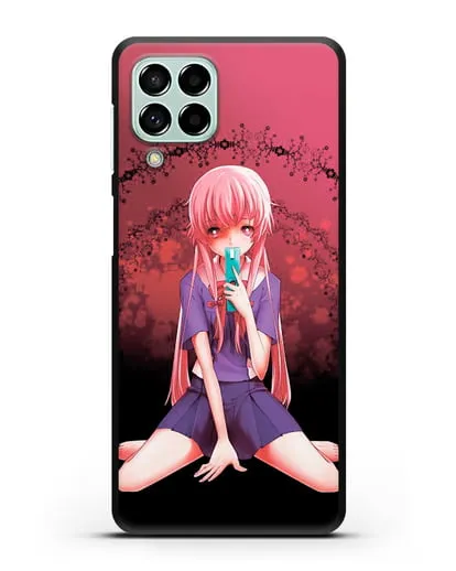 Чехол аниме Дневник Будущего - Юно с телефоном силиконовый для Samsung Galaxy M53 [SM-M536]