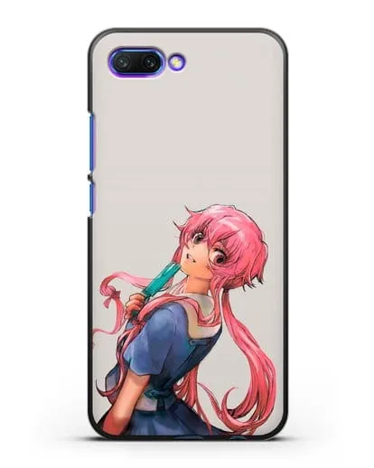 Чехол аниме Дневник Будущего - Юно Гасай силиконовый для Honor 10