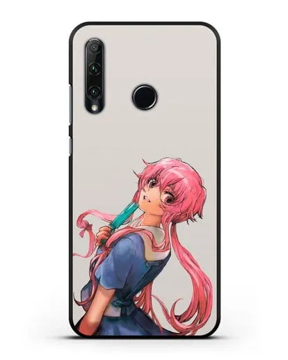 Чехол аниме Дневник Будущего - Юно Гасай силиконовый для Honor 20e