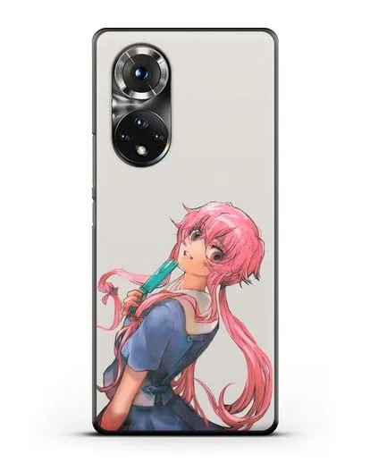 Чехол аниме Дневник Будущего - Юно Гасай силиконовый для Honor 50