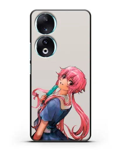 Чехол аниме Дневник Будущего - Юно Гасай силиконовый для Honor 90