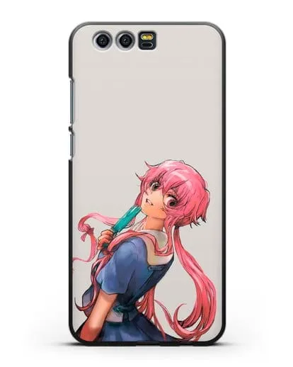 Чехол аниме Дневник Будущего - Юно Гасай силиконовый для Honor 9