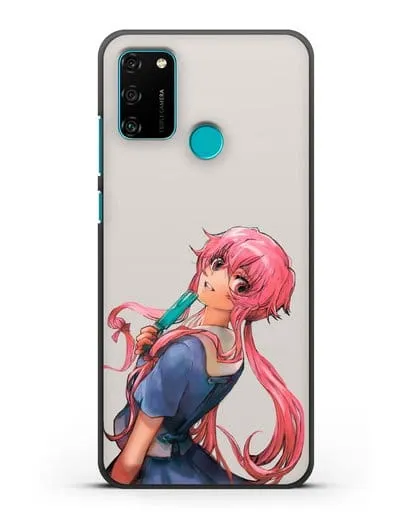 Чехол аниме Дневник Будущего - Юно Гасай силиконовый для Honor 9A