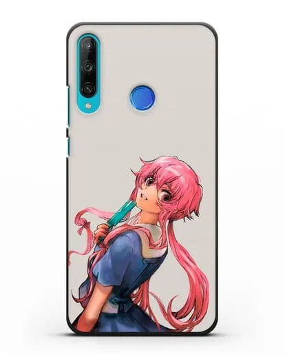 Чехол аниме Дневник Будущего - Юно Гасай силиконовый для Honor 9C