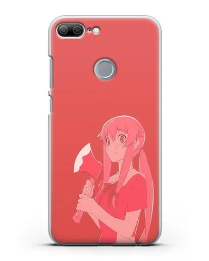 Чехол аниме Дневник Будущего - Юно с топором силиконовый для Honor 9 Lite