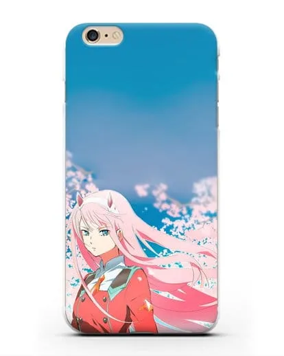 Чехол аниме Милый во Франксе - 02 в сакуре силиконовый для iPhone 6s Plus