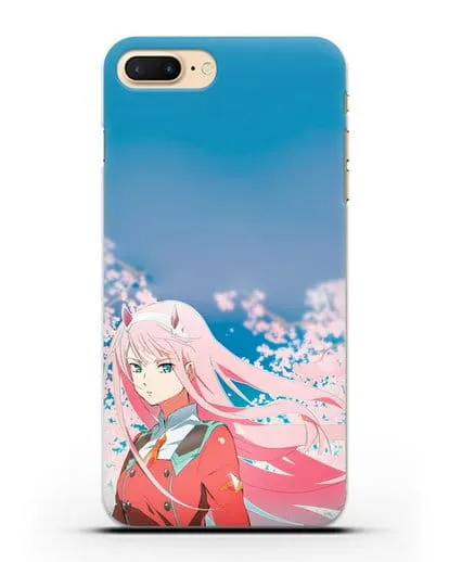 Чехол аниме Милый во Франксе - 02 в сакуре силиконовый для iPhone 7 Plus