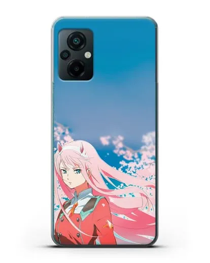 Чехол аниме Милый во Франксе - 02 в сакуре силиконовый для Xiaomi Poco M5