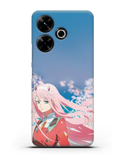 Чехол аниме Милый во Франксе - 02 в сакуре силиконовый для Xiaomi Poco M6