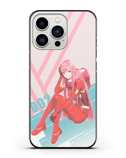Чехол аниме Милый во Франксе - 02 в костюме силиконовый для iPhone 13 Pro