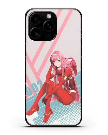 Чехол аниме Милый во Франксе - 02 в костюме силиконовый для iPhone 16 Pro Max