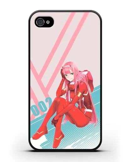 Чехол аниме Милый во Франксе - 02 в костюме силиконовый для iPhone 4/4s