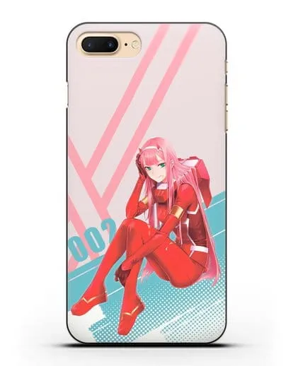 Чехол аниме Милый во Франксе - 02 в костюме силиконовый для iPhone 7 Plus