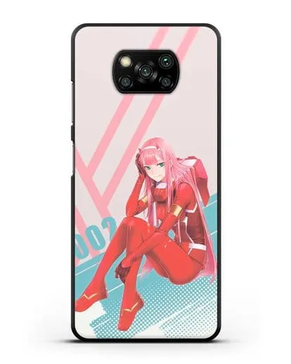 Чехол аниме Милый во Франксе - 02 в костюме силиконовый для Xiaomi Poco X3