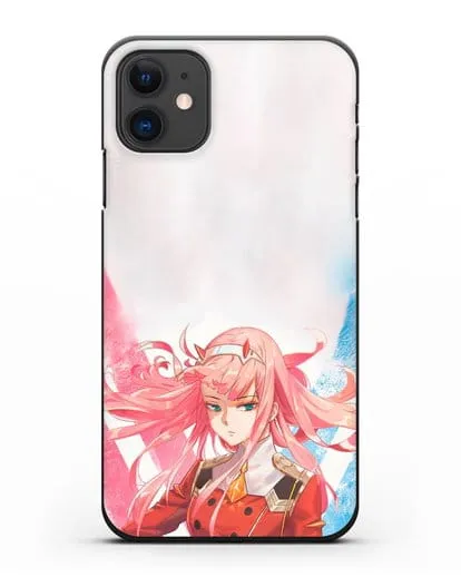 Чехол аниме Милый во Франксе - Ноль Два силиконовый для iPhone 11