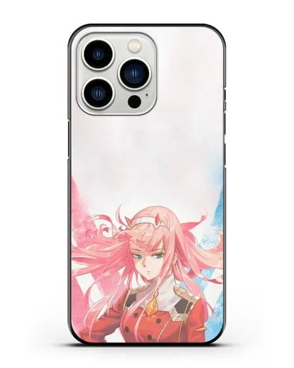 Чехол аниме Милый во Франксе - Ноль Два силиконовый для iPhone 13 Pro