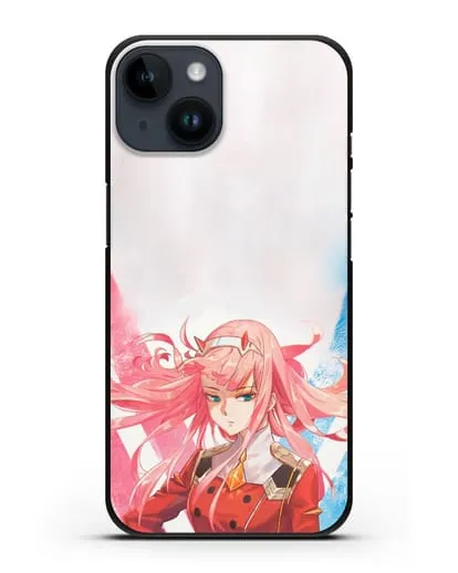 Чехол аниме Милый во Франксе - Ноль Два силиконовый для iPhone 14