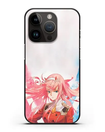 Чехол аниме Милый во Франксе - Ноль Два силиконовый для iPhone 14 Pro