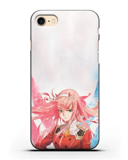 Чехол аниме Милый во Франксе - Ноль Два силиконовый для iPhone 8