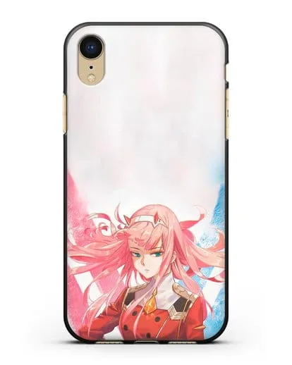 Чехол аниме Милый во Франксе - Ноль Два силиконовый для iPhone XR