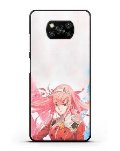 Чехол аниме Милый во Франксе - Ноль Два силиконовый для Xiaomi Poco X3