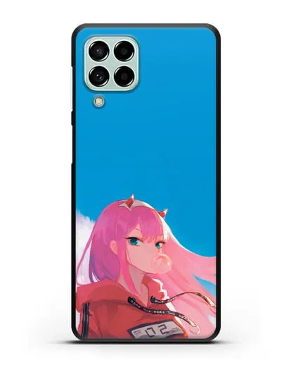 Чехол аниме Милый во Франксе - 02 в толстовке силиконовый для Samsung Galaxy M53 [SM-M536]