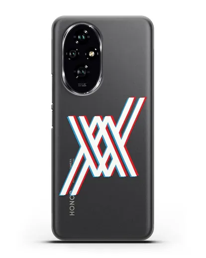 Чехол аниме Милый во Франксе - Лого силиконовый для Honor 200