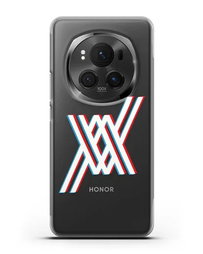 Чехол аниме Милый во Франксе - Лого силиконовый для Honor Magic 6 Pro