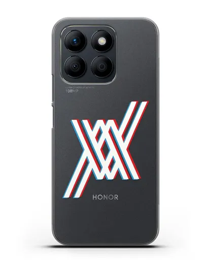 Чехол аниме Милый во Франксе - Лого силиконовый для Honor X8b