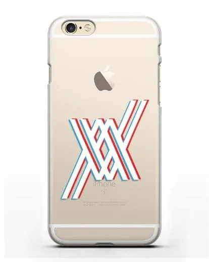 Чехол аниме Милый во Франксе - Лого силиконовый для iPhone 6