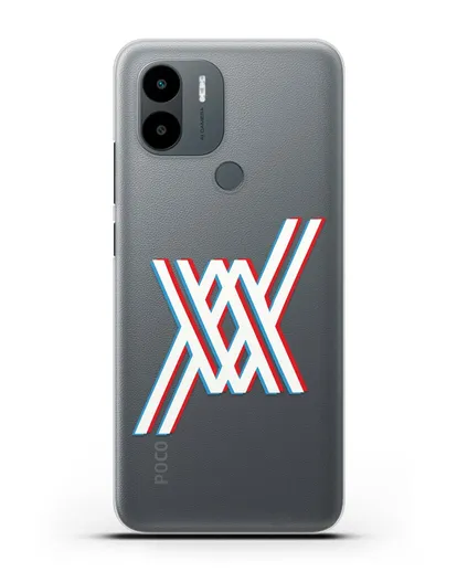 Чехол аниме Милый во Франксе - Лого силиконовый для Xiaomi Poco C51