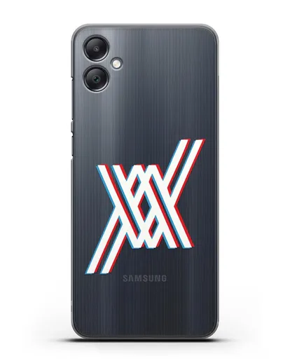 Чехол аниме Милый во Франксе - Лого силиконовый для Samsung Galaxy A05 [SM-A055]