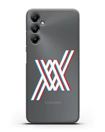 Чехол аниме Милый во Франксе - Лого силиконовый для Samsung Galaxy A05s [SM-A057]